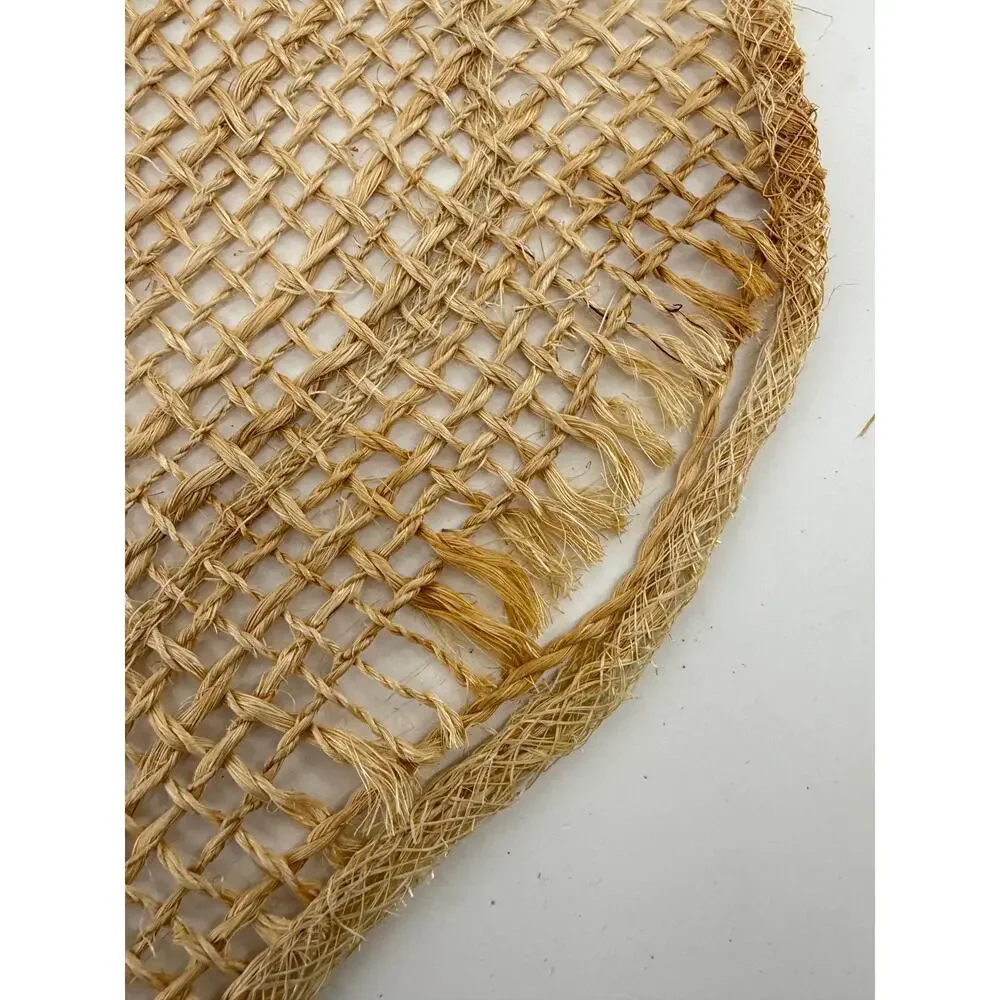 Burlap Placemats Set Of 6 Rustic Farmhouse Table Decor Jute 18x13 Natural